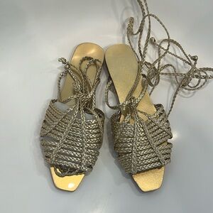 Gold Sandals
